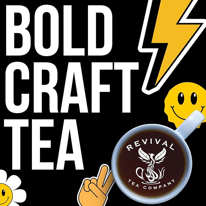 Revival Tea Company Peppermint Tea - Herbal Tea made from 100% Peppermint Leaf - Caffeine Free - Loose Leaf 3 Ounces - Bloomnest