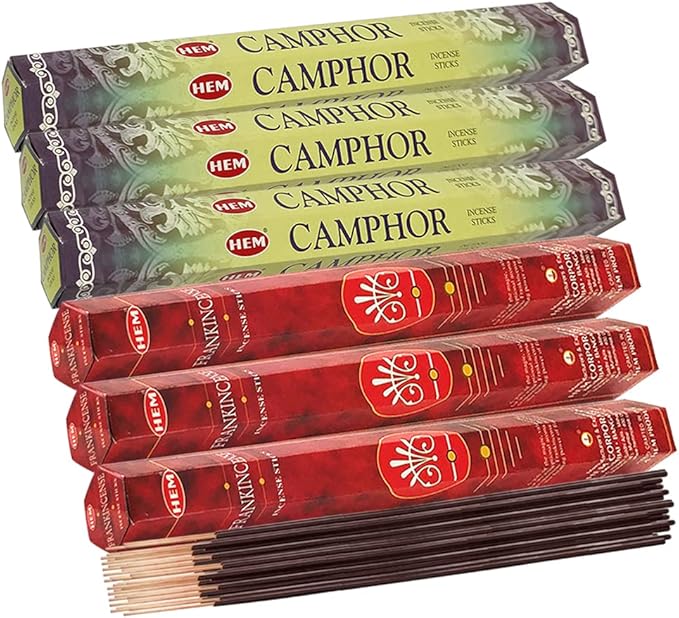 TRUMIRI Camphor & Frankincense Incense Sticks & Holder Bundle Variety Pack From Hem Trumiri Insense Inscents Insencents Insence