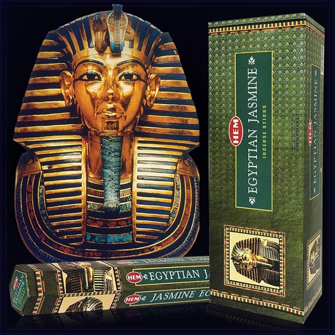 Egyptian Jasmine Incense Sticks and Incense Stick Holder Bundle Insence Insense Hem Incense Sticks