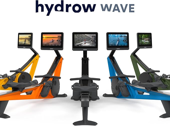 Hydrow Wave Rowing Machine with 16" HD Touchscreen & Speakers - Foldable | Live Home Workouts, Subscription Required - Bloomnest
