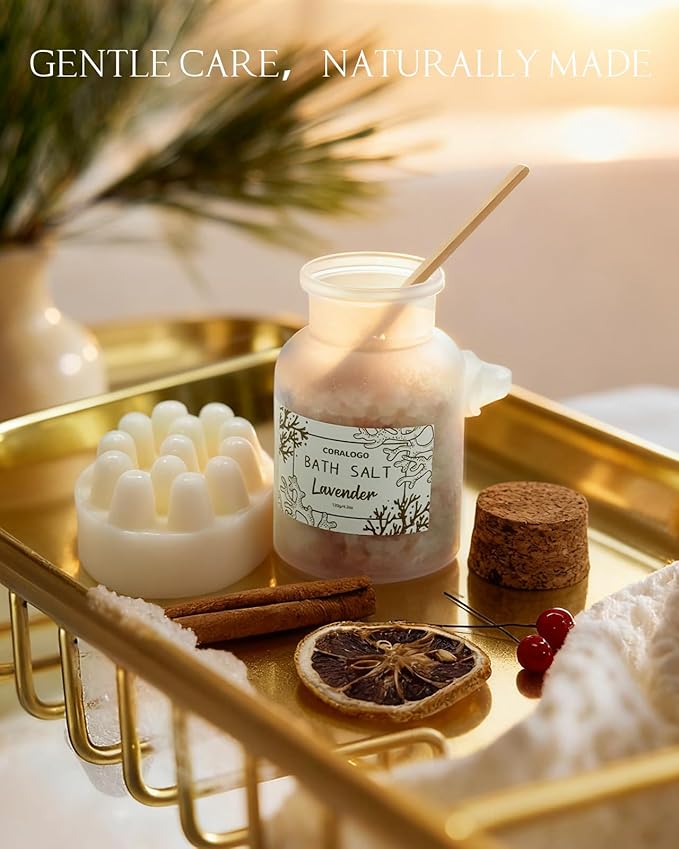 Coralogo Spa Gift Baskets for Women - Get Well Soon, Self Care, Relaxing Sunflower Gift Basket, 11pcs Spa Sets for Women, Luxury Gifts for Her Birthday Valentines Day Mothers Day