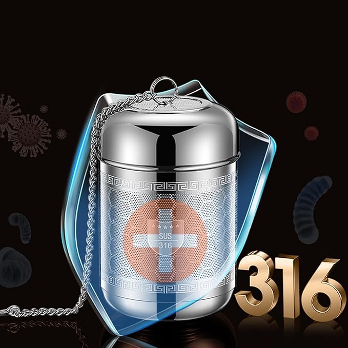 Largr Size Stainless Steel Tea Infuser Wide Mouth Bottles.,Compatible with Stanley,Hydro Flask, Iron Flask, Takeya, ThermoFlask - Bloomnest