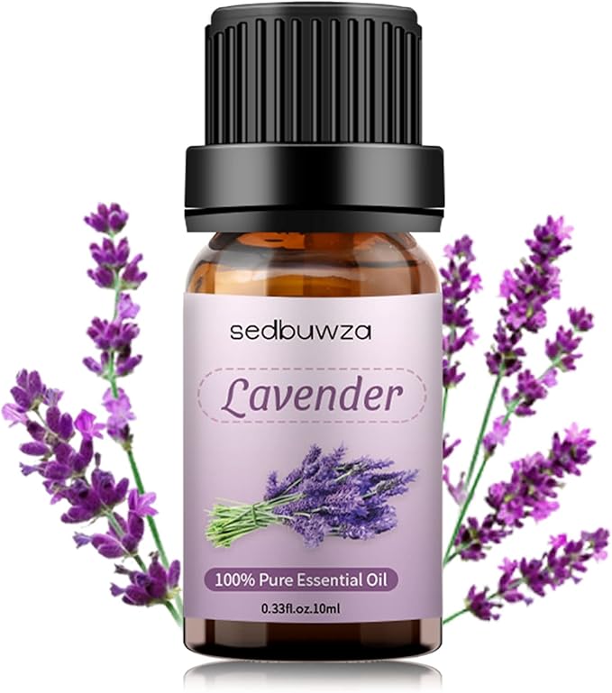 Sedbuwza Lavender Essential Oil, Pure Organic Lavender Fragrance Oil for Diffuser, Humidifier, Soap, Candle, Perfume Sedbuwza