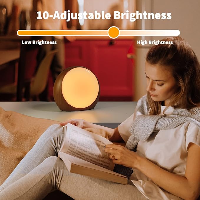 Brown Noise Sound Machine White Noise Machine with 12 Color Night Lights 30 Soothing Sounds Auto-Off Timer Calming Sleep Machine with Memory Function for Baby Kids Adult for Office Privacy - Bloomnest