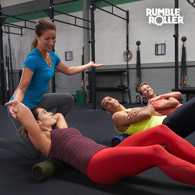 RumbleRoller Original Textured Foam Roller - Deep Tissue, Self Myofacial Release Massage Therapy Roller - Bloomnest