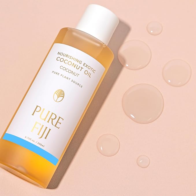 PURE FIJI Nourishing Exotic Coconut Body Oil, Coconut (7.7 fl oz/230ml) - Bloomnest