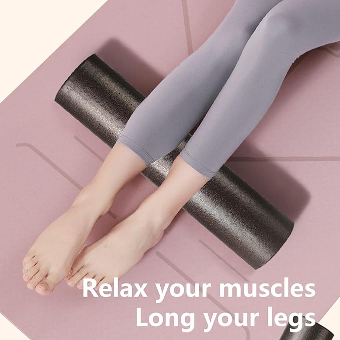 Highly Density Foams Rollers Round Massage Full Body Athletic Massage Tool Deeply Tissue Massager Enduring Round - Bloomnest