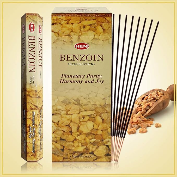 Benzoin Incense Sticks and Incense Stick Holder Bundle Insence Insense Hem Incense Sticks - Bloomnest