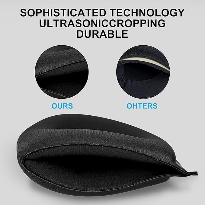 ALASKA BEAR Sleep Mask Women Men with Molded Eye Cups, Well-Contoured 3 D Extra-Plush Soft Memory Foam Blackout Eye Mask Zero Pressure on Eyelids & Eyelashes w Earplugs Set - Silent Night Stars - Bloomnest