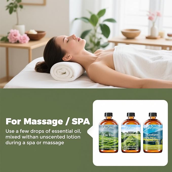 Eucalyptus Essential Oil with Premium Gift Box - Thieves Oil Essential Oils for Diffusers, Aromatherapy Oils - 4 Fl Oz 100% Pure Natural - Essential Oil Set - Gifts for Women Bloomnest