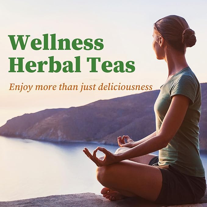 Fullchea - Wormwood Tea Bags, 40 Teabags - Bitter Herbal Tea - Pure Wormwood - Non-GMO - Caffeine-Free - Support Digestion & Well-being - Bloomnest