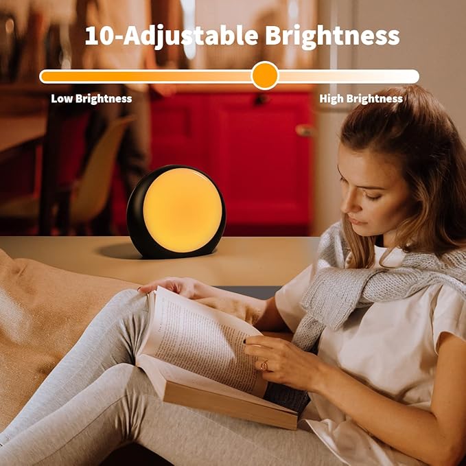 Loudspeakers Brown Noise Sounds White Noise Machine 30 Soothing Sounds 12 Color Night Lights Auto-Off Timer Calming Sleep Machine with Memory Function for Baby Kids Adult for Office Privacy - Bloomnest