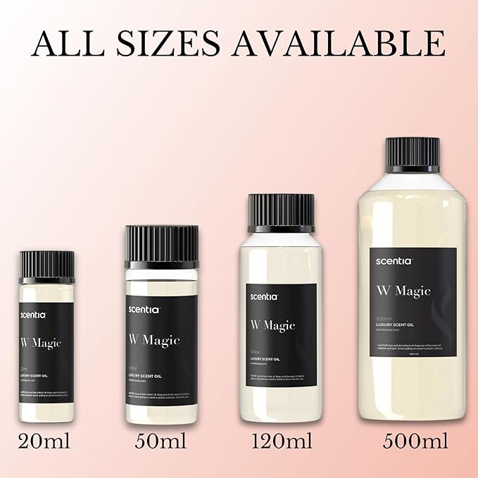 Scentia W Magic Hotel Diffuser Oil Inspired by W Signature Hotel - 20 mL 0.67 fl oz - Aromatherapy Oil for Diffusers, Candle Making & DIY Crafts - Bloomnest