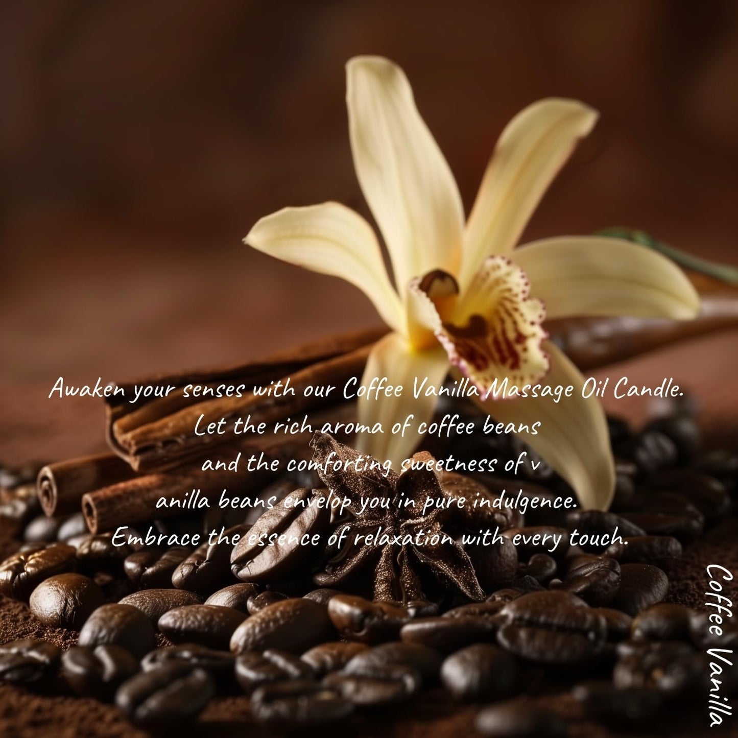 MELONY Massage Oil Candle for Pure Relaxation- 8.1 oz- Moisturizing Essential Oil Body Massage Candle for Home Spa- Amazing Gift for Women & Men (Coffee Vanilla)