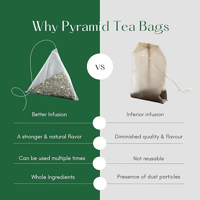 Tealeaf & Co. Turmeric Ginger Herbal Tea - Organic Ginger Turmeric Tea Bags with Fresh Herbs and Spices - Low Caffeine & Gluten Free - 100 Teabags (7.055oz/200gm) - Bloomnest
