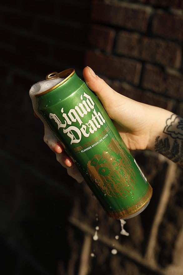 Liquid Death, Severed Lime, Lime-Flavored Sparkling Water, 8-Pack (19.2oz Cans), Low Calorie & No Artificial Sweeteners - Bloomnest