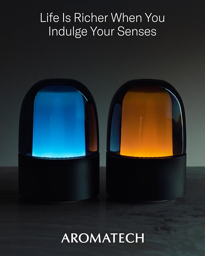 AromaTech AromaDream Scent Diffuser for Essential Oil Blends & Fragrances – Cold-Air Diffusion Scent Machine w/Bluetooth for Home, Bathroom, Bedroom, Boutiques, Spa – Nebulizing Diffusion System - Bloomnest