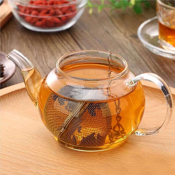 Tea Ball Strainer - 2 Pcs Stainless Steel, Tea Balls, 2.1 Inch Tea Infusers for Tea Steeper, Loose Tea, Tea Infuser for Tea Filter Herbal Spices Seasonings - Bloomnest