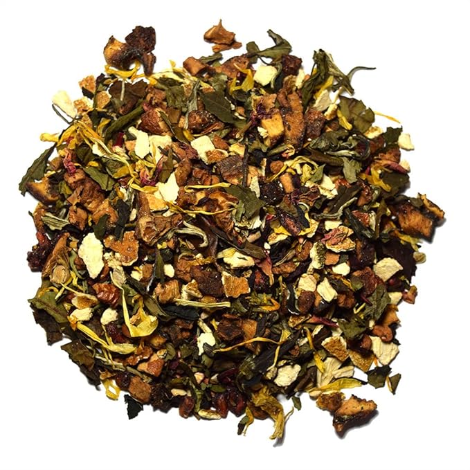 Organic Positively Tea Company, White Mimosa White Tea, Loose Leaf, 16 Ounce - Bloomnest