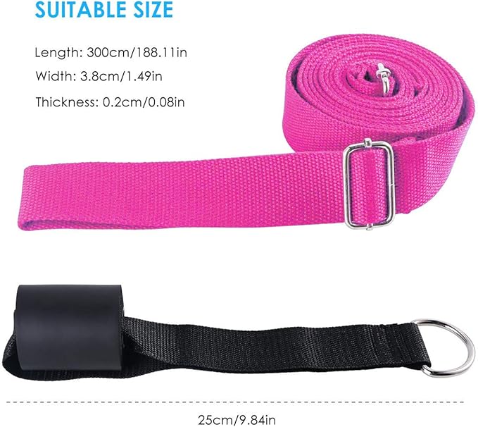 Leg Stretcher, Door Flexibility & Stretching Leg Strap - Great for Ballet Cheer Dance Gymnastics or Any Sport Leg Stretcher Door Flexibility Trainer Premium Stretching Equipment - Bloomnest