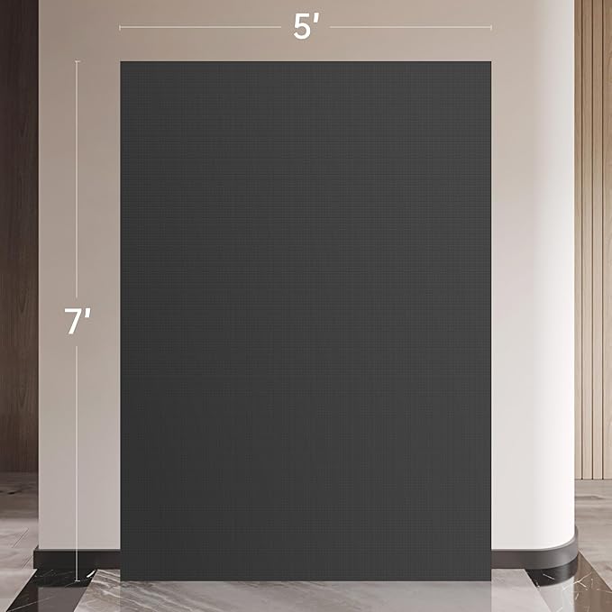 Extra Large Exercise Mat, 10’ x 6'/ 8’ x 6’/ 7’ x 5’/ 6’ x 4’- 7MM Thick Workout Mat for Home Gym, High-Density Gym Mat for Home Gym Floor, Non Slip Large Yoga Mat