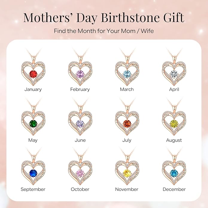 18K Rose Gold Necklaces for Women Birthday Gifts for Women Jewelry for Women Birthday Gifts for Wife Girlfriend Daughter Wife Birthday Gifts for Anniversary Mothers Day Christmas Valentines Gifts - Bloomnest