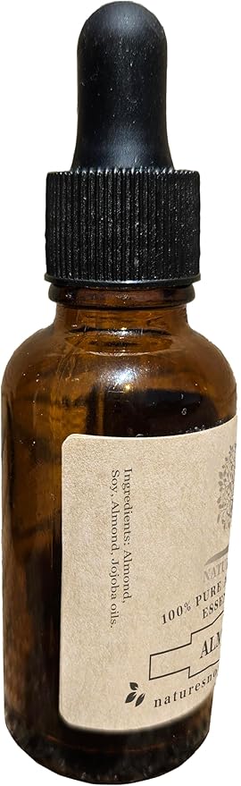 Almond Essential Oil - 100% Pure Aromatherapy Grade Essential Oil by Nature's Note Organics - 0.3 Fl Oz - Bloomnest