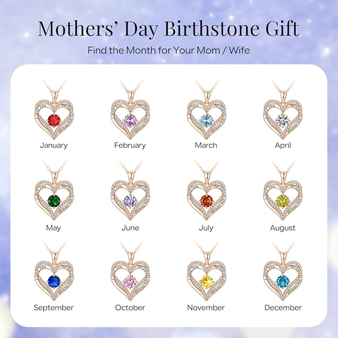18K Rose Gold Necklaces for Women Birthday Gifts for Women Jewelry for Women Birthday Gifts for Wife Girlfriend Daughter Wife Birthday Gifts for Anniversary Mothers Day Christmas Valentines Gifts - Bloomnest