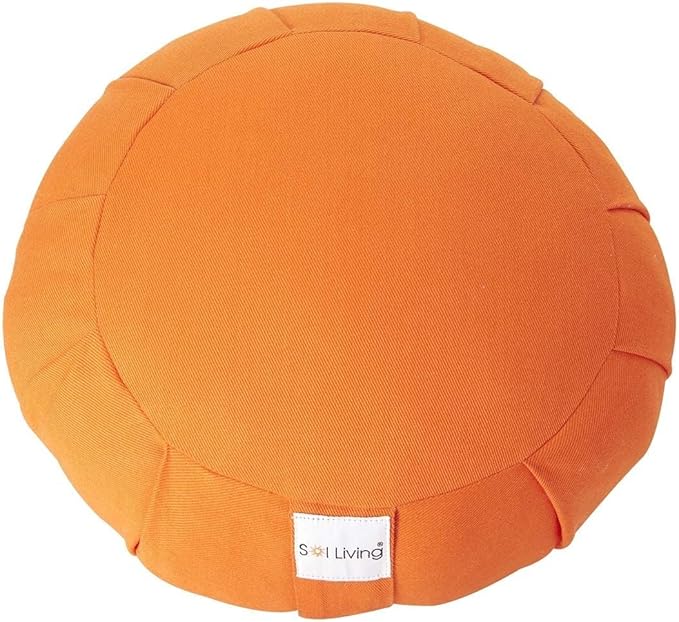 Meditation Cushion Sol Living Yoga Floor Pillow 100% Cotton Floor Cushion Removable Cover Firm Comfort Yoga Floor Cushion Seating for Adults Machine Washable Zafu Meditation Pillow Pouf Bolster Pillow