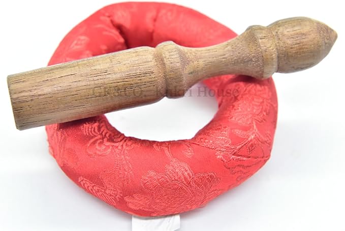3.75 Inch Fine Etching Handmade Singing Bowl Yoga Meditation, with cushions and Mallet, Real Sandmade Singing Bowl from Nepal, healing bowls - Bloomnest