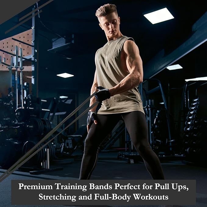 8 Pcs Resistance Bands Pull up Bands Pull up Assistance Bands Exercise Workout Bands for Working Out Muscle Training Physical Therapy Muscle Training Men and Women - Bloomnest