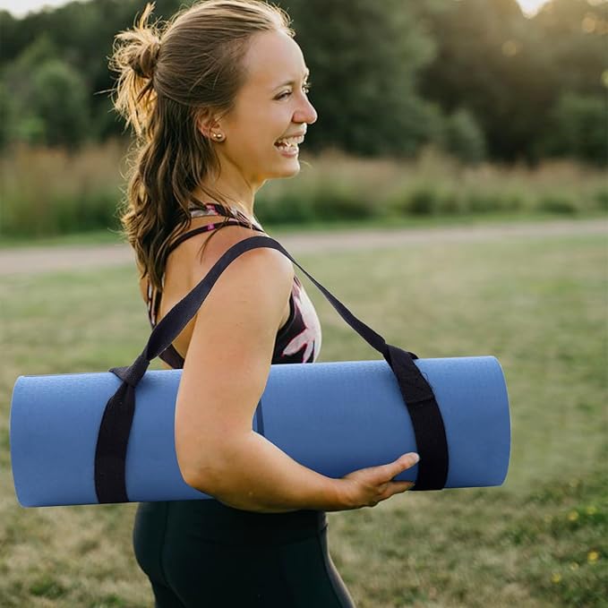 UMINEUX Yoga Mat Extra Thick 1/3'' & 2/5" Non Slip Yoga Mats for Women Eco Friendly TPE Fitness Exercise Mat with Carrying Sling & Storage Bag - Bloomnest