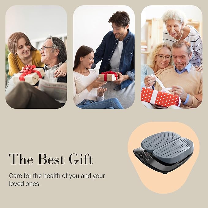 Foot Massager for Neuropathy, FSA Eligible HSA Adjustable Vibration Foot Massager with Heat & Remote Control, Electric Feet Massager for Legs Circulation, Plantar Fasciitis Pain, Stress Relief - Bloomnest