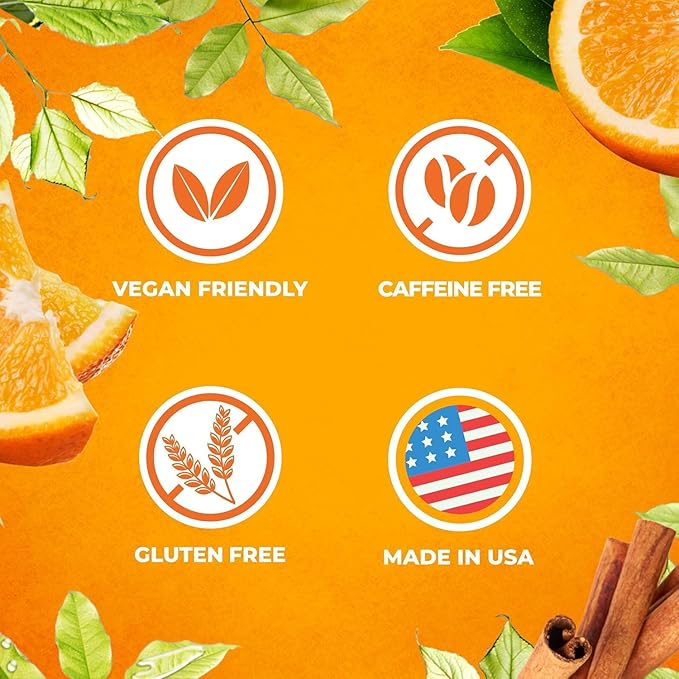 Total Tea SIimming Detox Tea Caffeine Free - 25 Day Detox - Herbal Tea with Chamomile, Hibiscus Tea & Ginger Root for Colon Cleanse β Natural Citrus & Cinnamon Fruit Tea for Digestive Health - Bloomnest