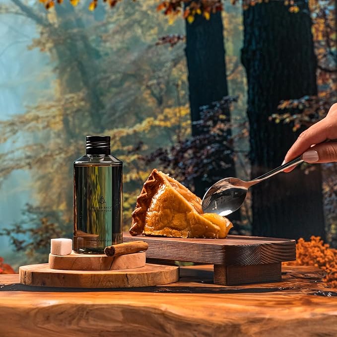AromaPlan Hotel Scent Diffuser Oil Apple Pie 5 Fl Oz (148ml) Fall Collection– Luxury Hotel & Home Fragrance Oil - Non Toxic - Made in USA - Bigger Bottle, Bolder Aroma & Longer Lasting - Bloomnest