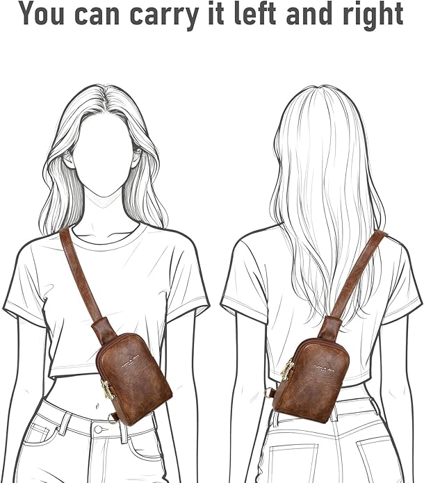 INICAT Small Sling Bag for Women Everyday & Travel Crossbody Bags Lightweight Cross Body Purses Vegan Leather - Bloomnest