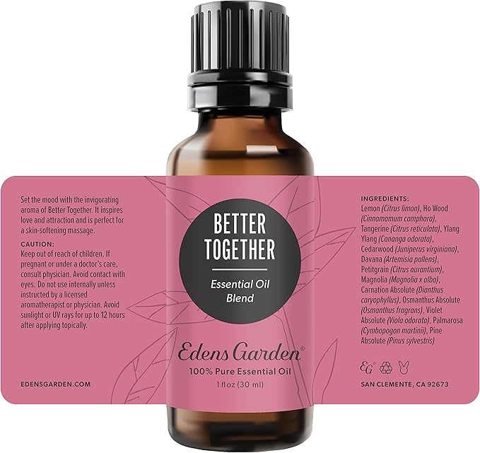 Edens Garden Better Together Essential Oil Blend- 100% Pure Premium Grade, Undiluted, Natural, Therapeutic, Aromatherapy, The Best for Candle, Laundry, Humdifiers 30 ml (1 fl oz) - Bloomnest