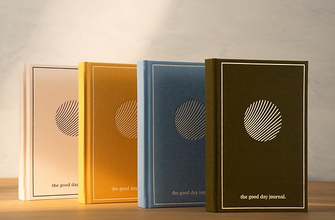 ANECDOTE. Gratitude Journal – The Good Day Journal for Happiness, Mindfulness and Reflection, Feel Happier and Less Stressed, Inspirational Daily Journal for Women & Men - Ocean Blue - Bloomnest