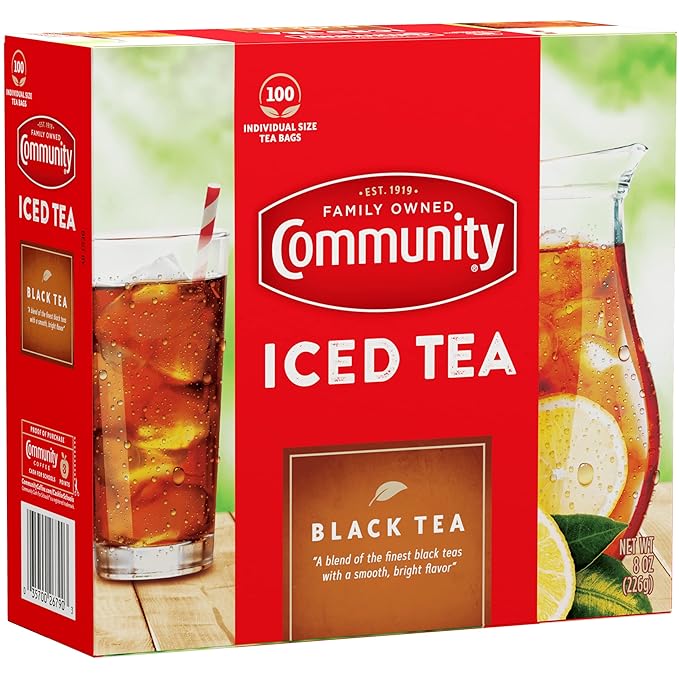 Community Coffee Porch Breeze Orange Pekoe Cut Black Tea Bags, Individual Cup Size, 100 Count (Pack Of 12) - Bloomnest