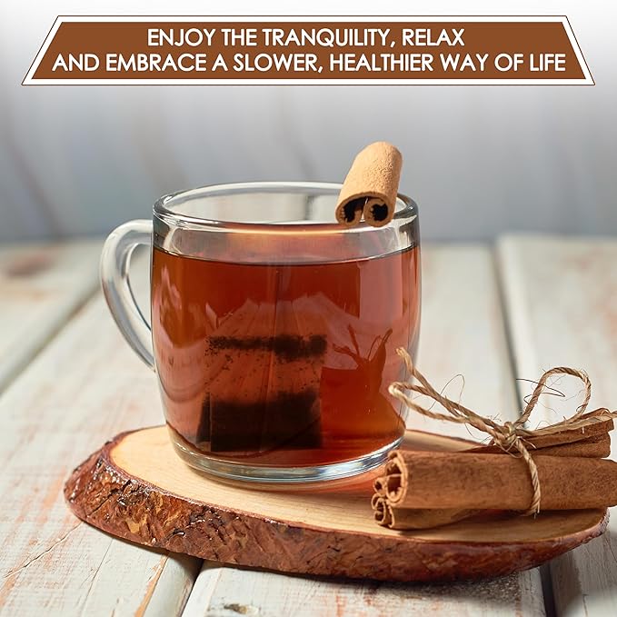 NHAT ANH FARM - Premium Cinnamon Tea Bags, 40 Teabags, 2g/bag, 100% Natural, Hand-Selected Cinnamon Tea Bags, No Additives, Sugar-Free,Caffeine-Free. Good For Your Health. - Bloomnest