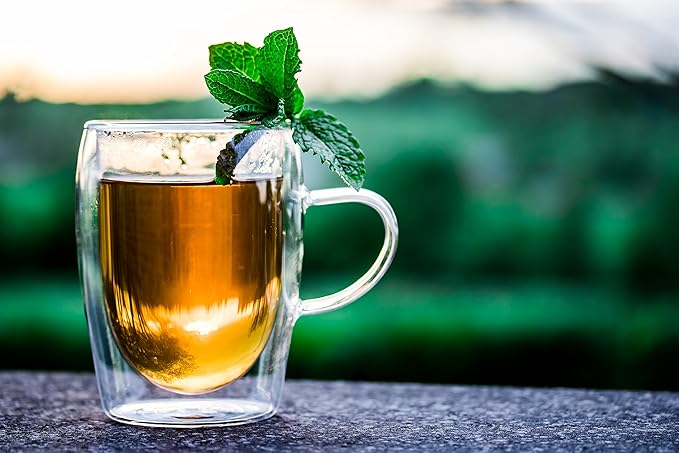 FIRE TEAS Relaxing Rooibos Evening Tea- Organic Red Rooibos, Peppermint, Lavender, Raspberry Leaf, Ginger, Saffron - Caffeine Free, Herbal Tea, Strong Taste, Perfect for Evenings & Nights - - Bloomnest