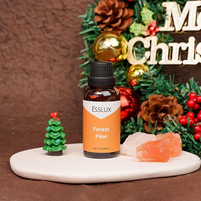 Forest Pine Fragrance Oil - ESSLUX Essential Aromatherapy Scented Oils for Diffuser, Candle Soap Making Scents, Massage, Perfume, Home Fragrance, 30 ml - Bloomnest