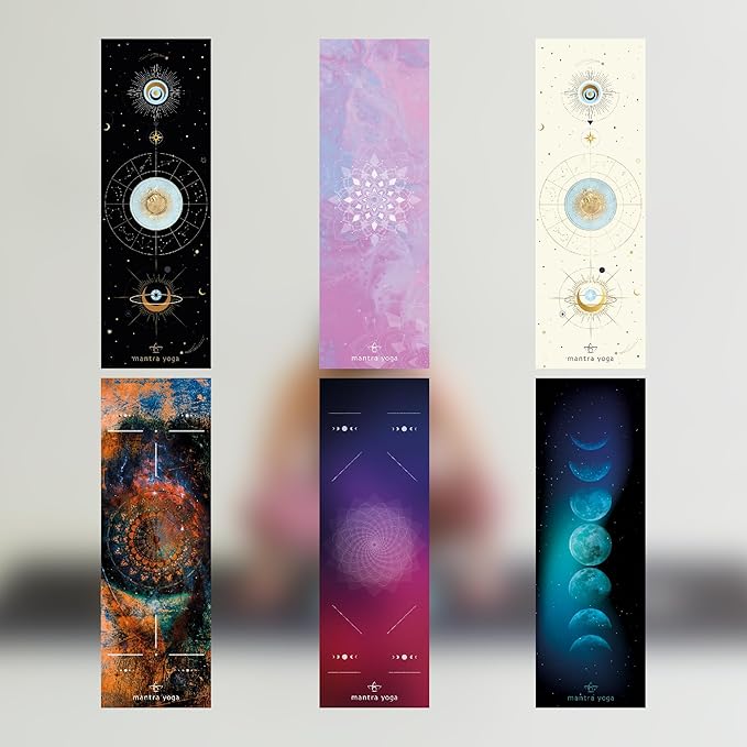 Mantra Yoga Travel PRO 1.5mm - Foldable Fitness & Exercise Mat with Bag | Lightweight, Compact & Eco-Friendly | Non-Slip & Washable | For All Types of Yoga | 72" L x 24" W | 2.6 lbs