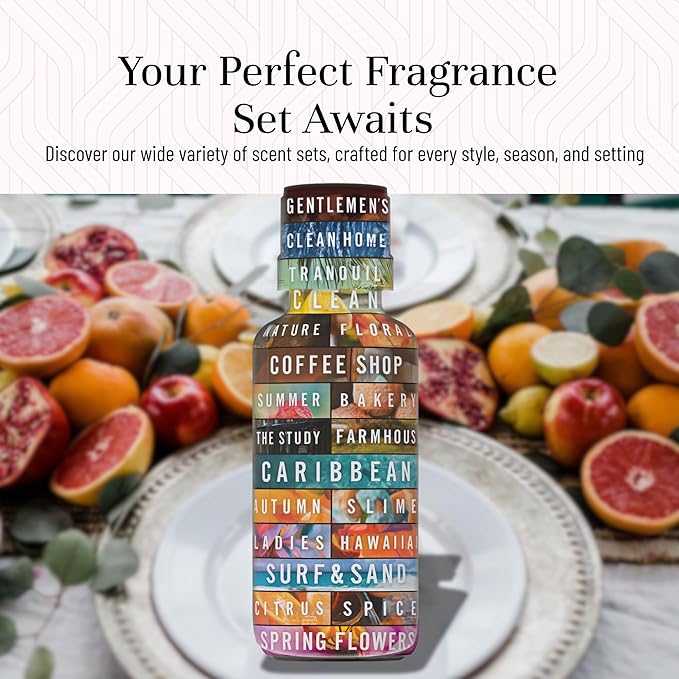P&J Trading Citrus Set of 6 Fragrance Oils - Lemon, Lime, Orange, Bergamot, Grapefruit, Lemongrass Scents for Candle Making, Soap Making, Diffuser Oil - Bloomnest