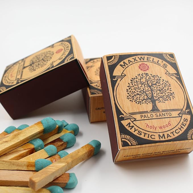 Palo Santo Sticks – High-Resin Holy Wood | Sustainable Peruvian Incense for Meditation & Cleansing (15 Count, 2-inch Sticks) - 1 Pack MaxwellsMysticMarket