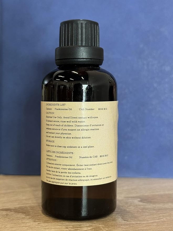 Frankincense Essential Oils 10ML, 100% Pure and Natural Essential Oil for Aromatherapy Diffuser - 0.33 Fl Oz/Frankincense WUVEZRUB