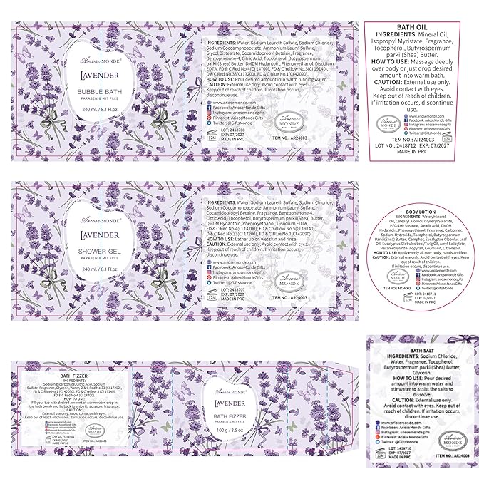 Bath Gift Baskets for Women, Lavender Relaxing Spa Gifts, Bath Spa Gift Basket for Women, Self Care Gifts, Care Package, Home Spa Products, Birthday Gifts , Gifts for her - Bloomnest
