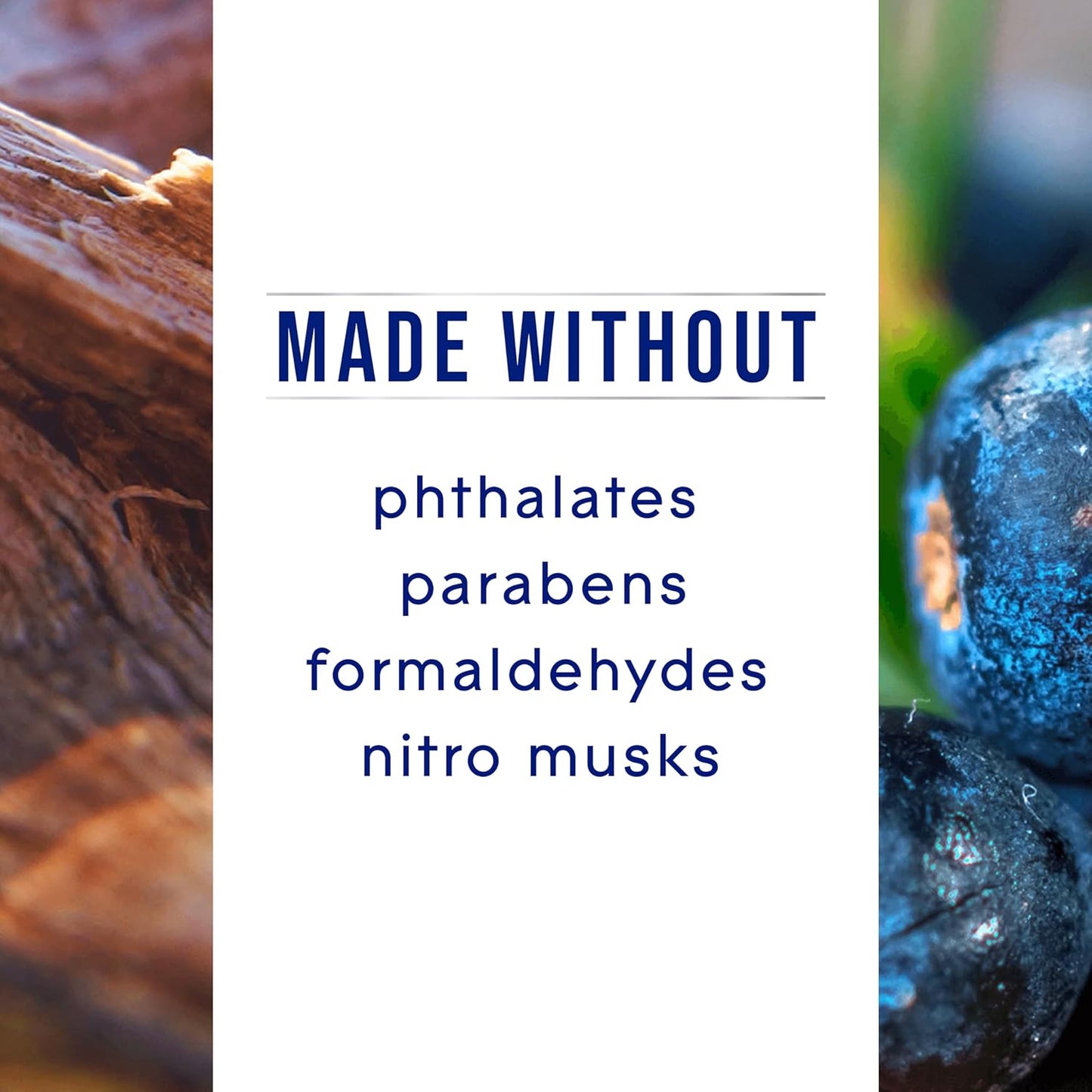 Glade Juniper & Teak Fresh Collection Candle - Fragrance Infused with Essential Oils, Air Freshener, 3-Wick, 6.8 Oz, 3 Count