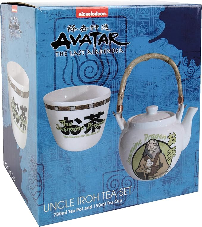 Avatar: The Last Airbender Uncle Iroh Tea Set - The Jasmine Dragon Teapot & Cup - Officially Licensed - Collectible Tea Lovers Gift for Women, Men, Adults & Fans of Avatar - Bloomnest