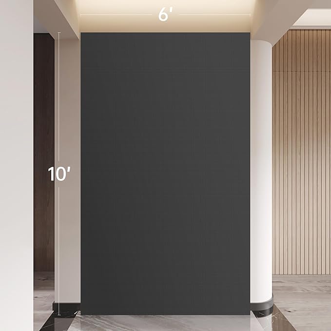 Extra Large Exercise Mat, 10’ x 6'/ 8’ x 6’/ 7’ x 5’/ 6’ x 4’- 7MM Thick Workout Mat for Home Gym, High-Density Gym Mat for Home Gym Floor, Non Slip Large Yoga Mat